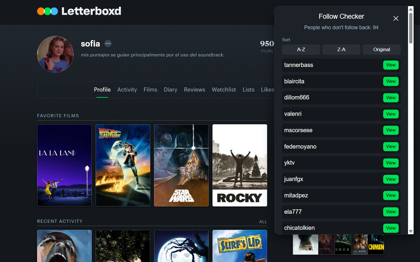 Proyecto 'Follow Checker'